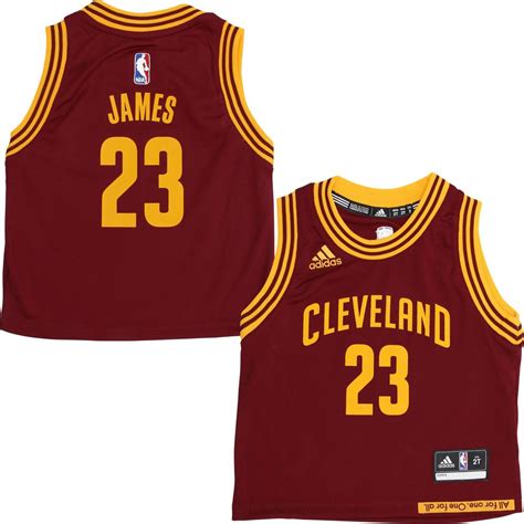 adidas Babies' LeBron James Cleveland Cavaliers Replica Jersey 